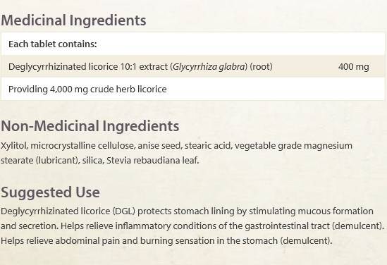 DGL 400 mg – 90 Kautabletten