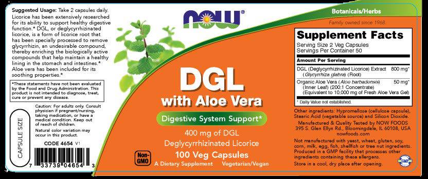 DGL mit Aloe Vera – 100 Kapseln