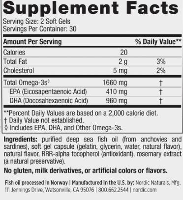 DHA Xtra 1660 mg – 60 Gelkapseln