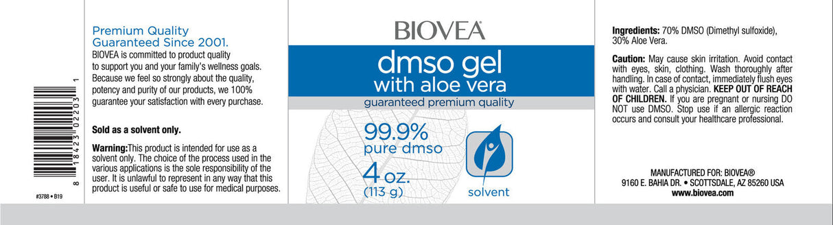 DMSO Gel mit Aloe Vera/118 ml
