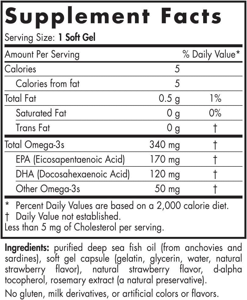 Täglich Omega Kids 340 mg – 30 Kapseln