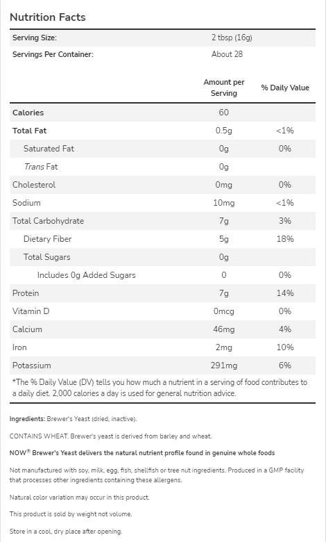 Brauer Hefepulver - 454 Gramm