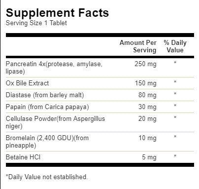 Verdauungsenzyme – 90 Tabletten