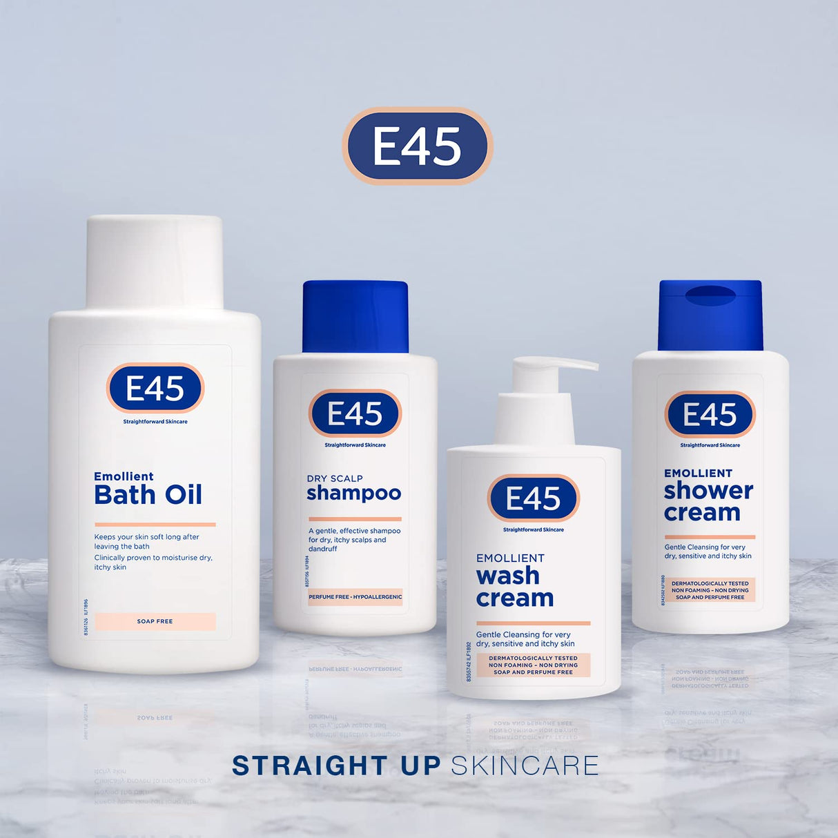 E45 Dermatologisches Shampoo gegen trockene Kopfhaut - 200 ml