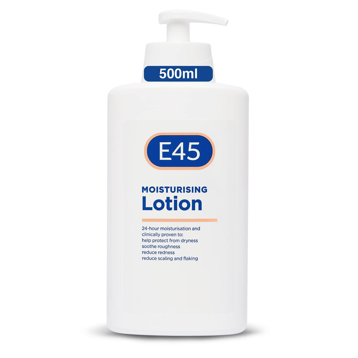 E45 -Feuchtigkeits -Lotion für trockene und empfindliche Haut - 500 ml