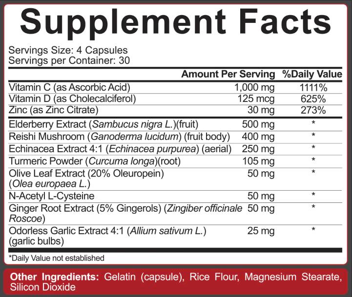 Immunverteidiger | Maximale Immunstütze 120 Kapseln