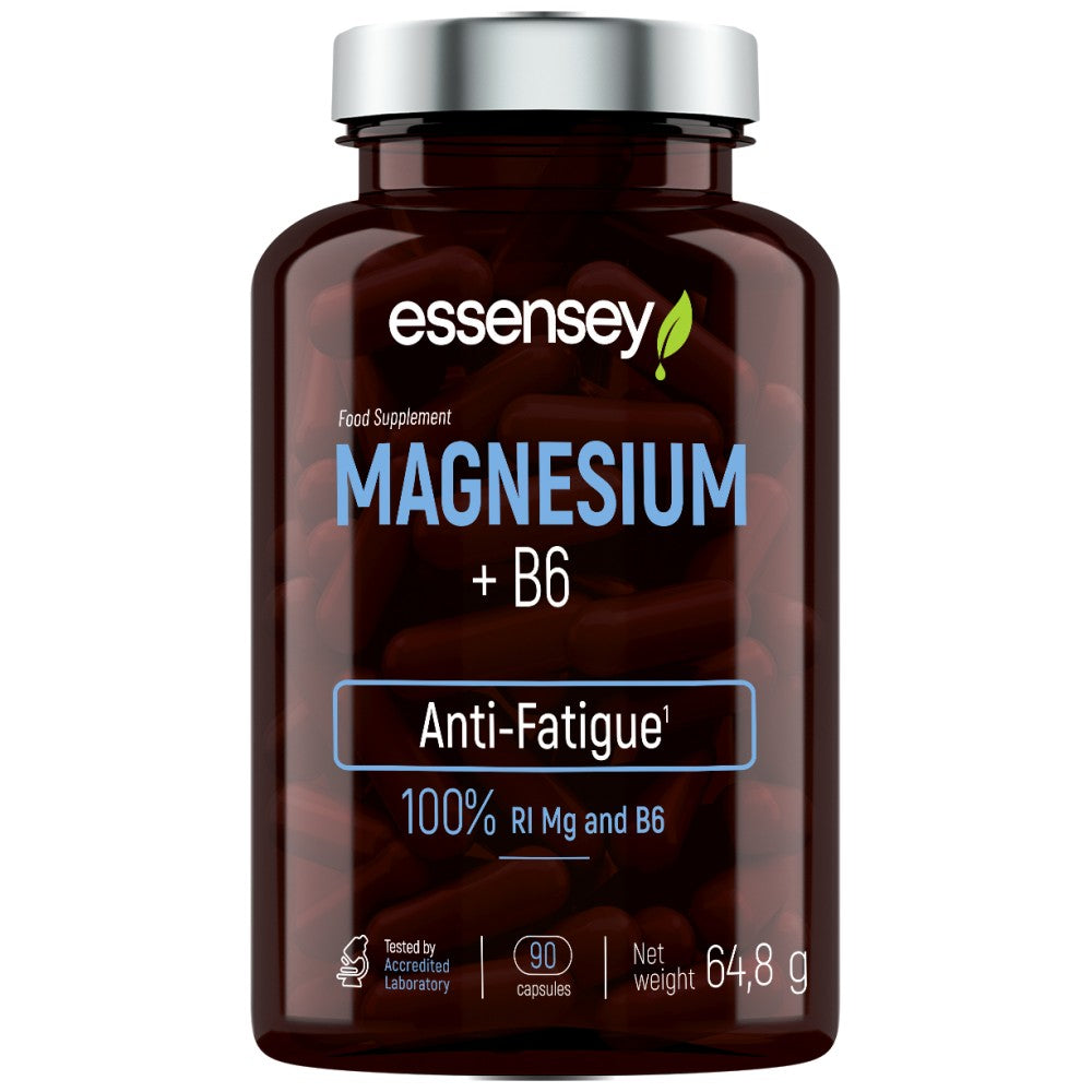Magnesium 187,5 mg + B6 - 90 Kapseln