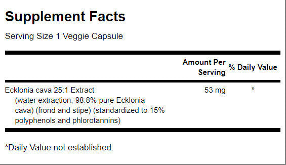 Ecklonia Cava-Extrakt 53 mg – 30 Kapseln