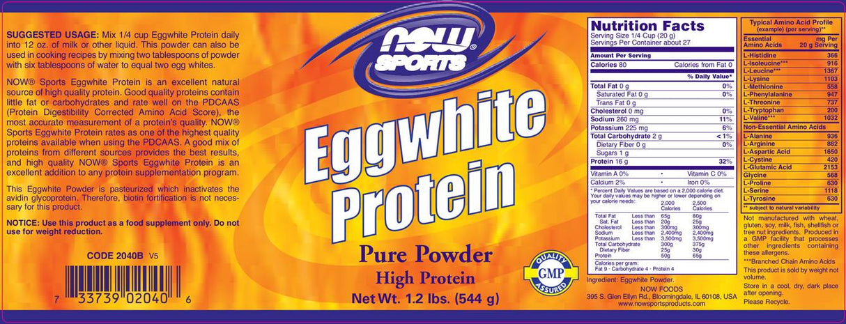 Eiweißprotein – 544 Gramm