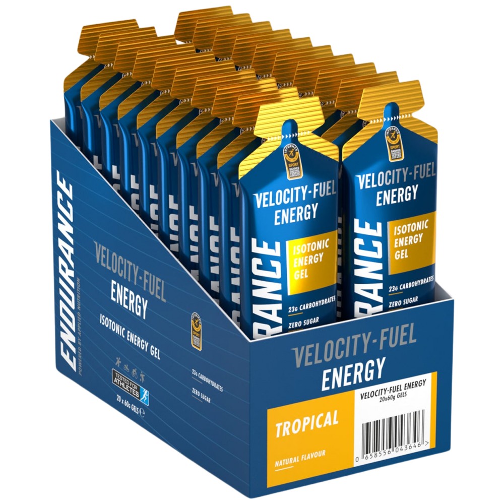 Endurance Energy Isotonisches Energiegel – 20 x 60 Gramm