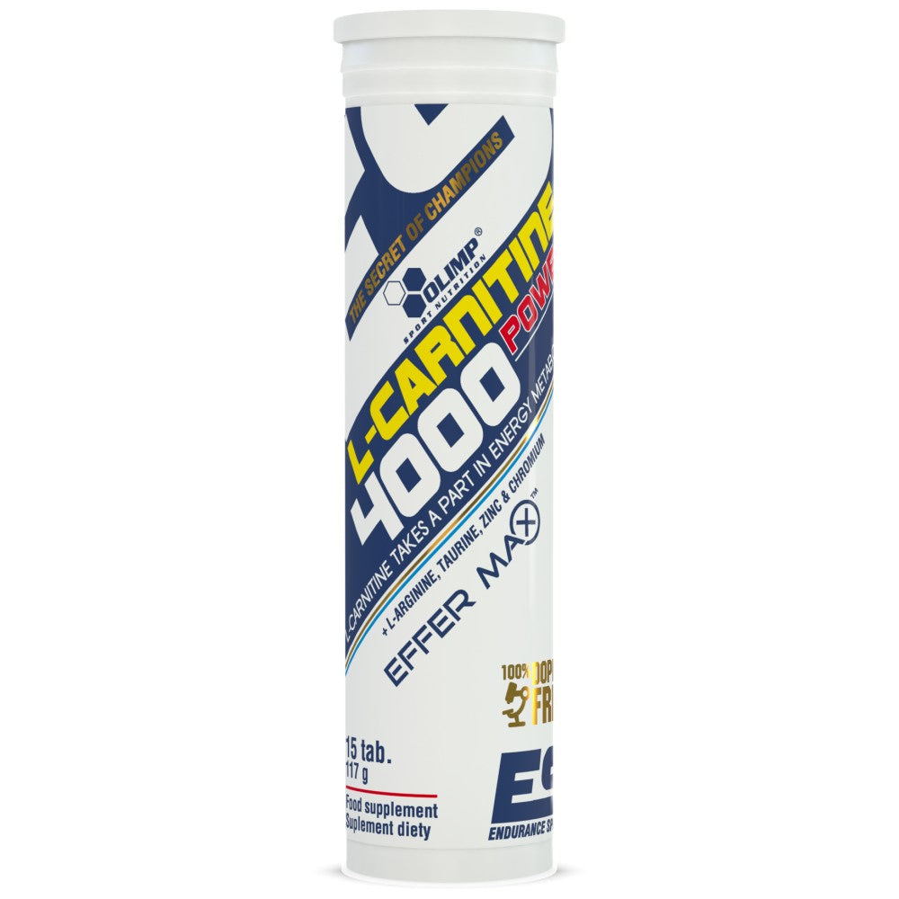 Endurance L-Carnitin 4000 Power Brausetabletten – 15 lösliche Tabletten