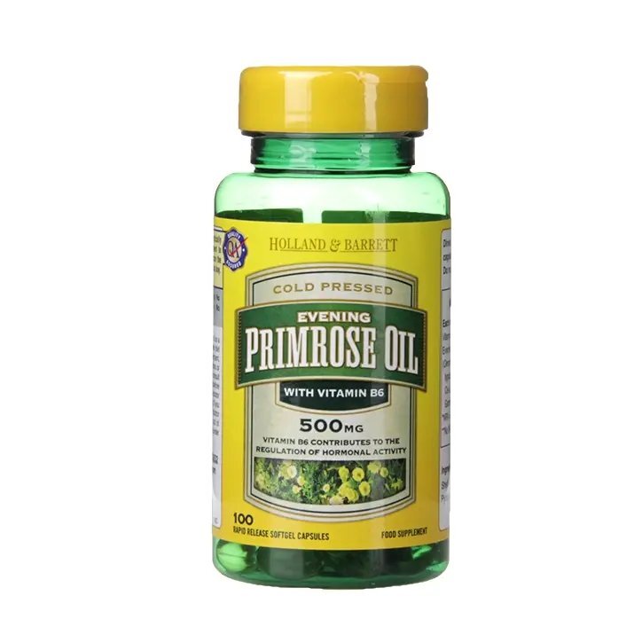 Nachtkerzenöl 500 mg 100 Kapseln HOLLAND & BARRETT