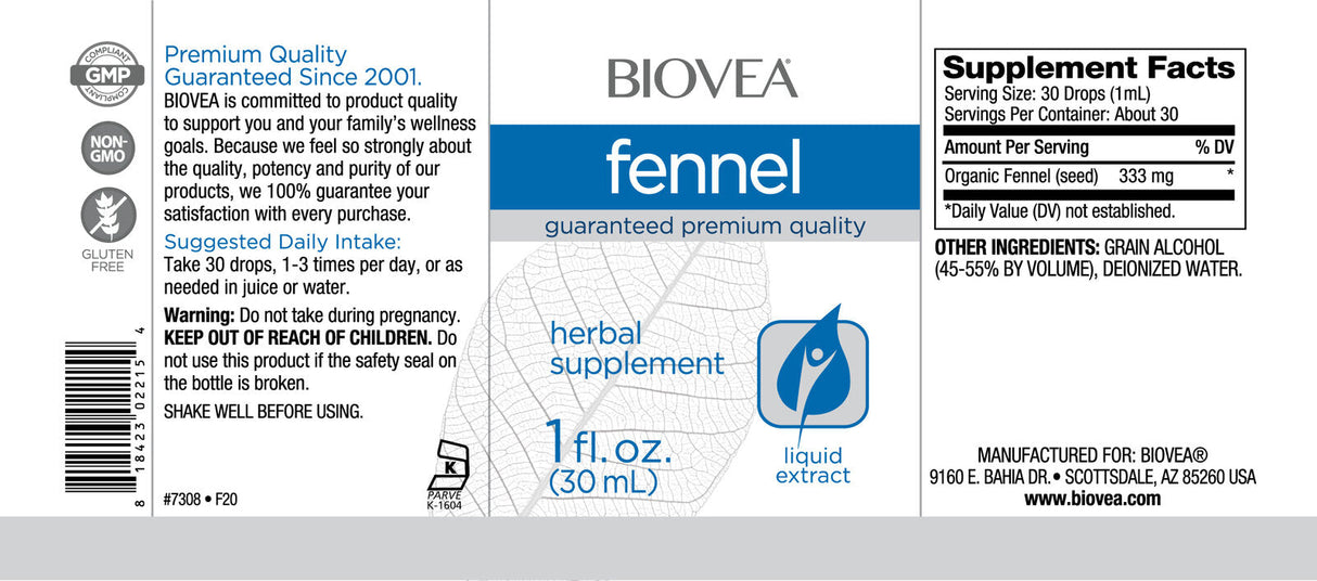 Fenchel-Flüssigkeitstropfen/30 ml