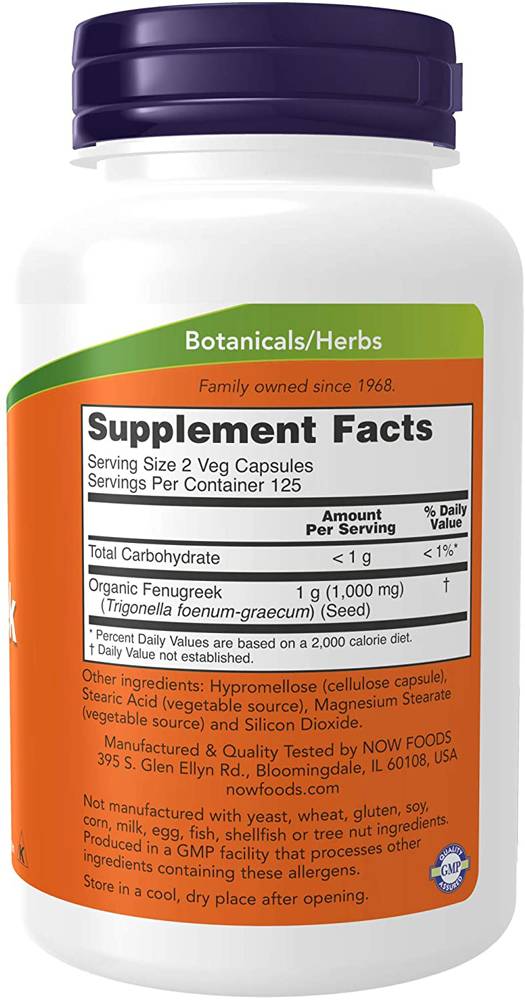 Bockshornklee 500 mg – 100 Kapseln