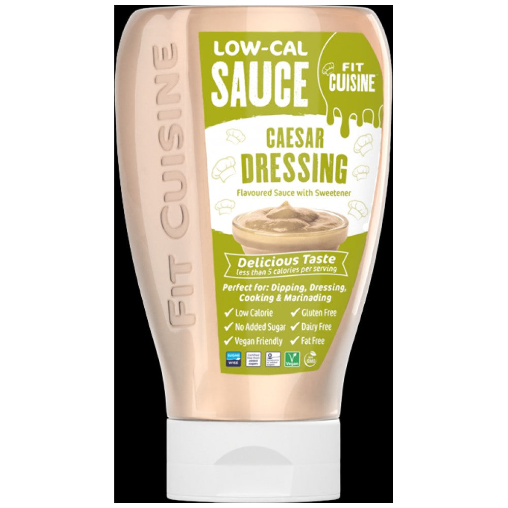 Fit Cuisine Low-Cal-Sauce | Caesar-Dressing – 425 ml