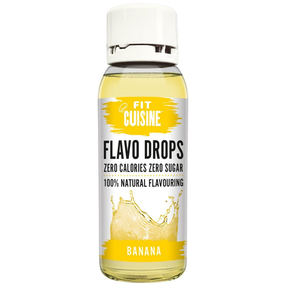 Fit Cuisine Flavo Drops | Null Kalorien – Null Zucker – 100 % natürliches Aroma – 38 ml