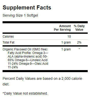 Leinsamenöl 1000 mg – 100 Gelkapseln