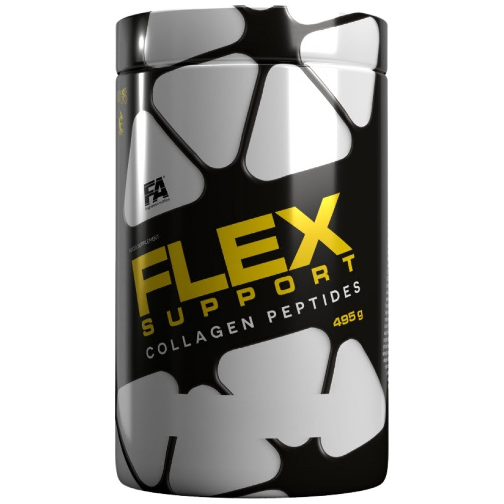Flex-Unterstützung | Hydrolysierte Kollagenpeptide + Glucosamin, Chondroitin, MSM, Hyaluronsäure – 495 Gramm