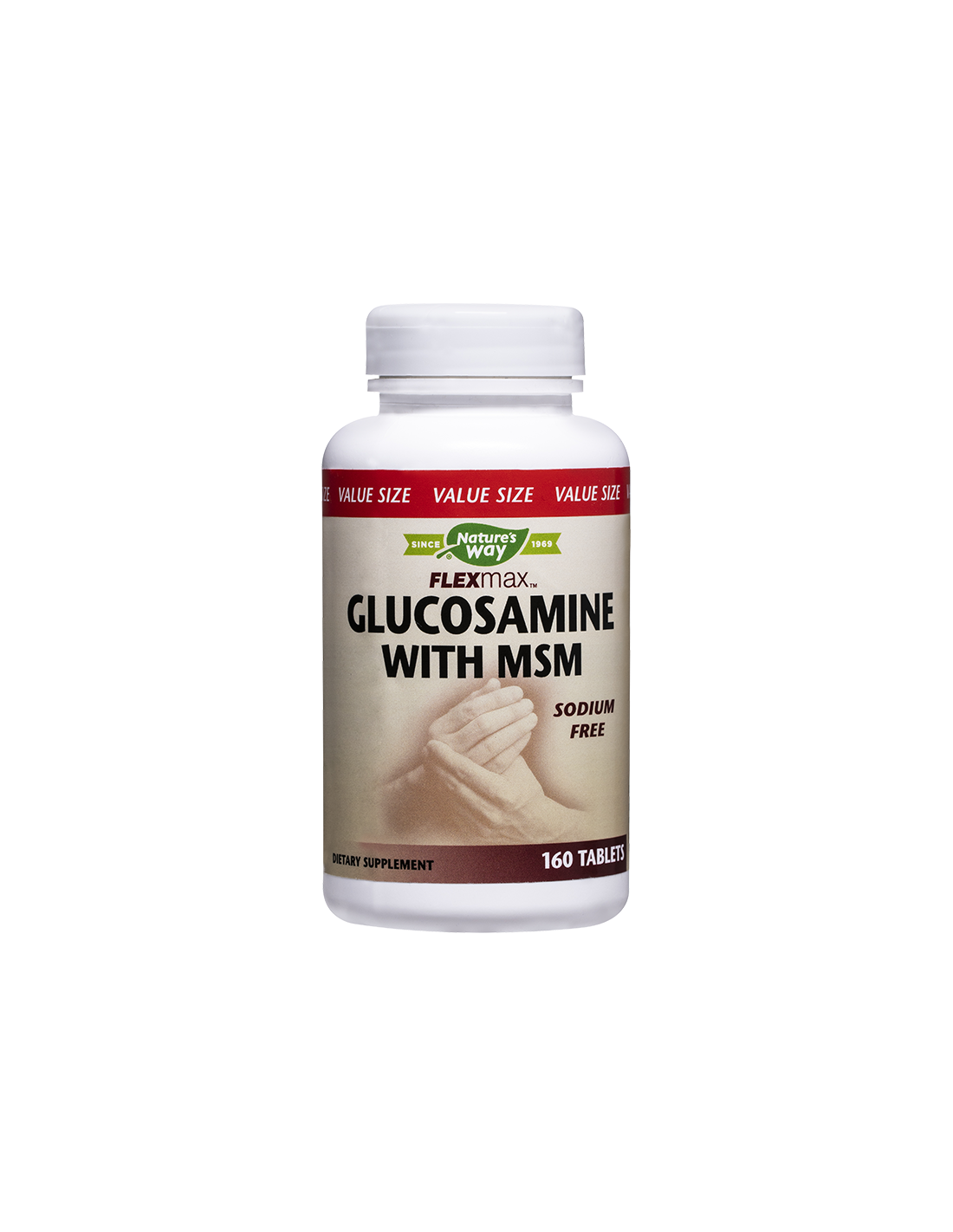 Flexmax™ Glucosamin mit MSM/Glucosaminsulfat und MSM 877 mg x 160 Tabletten Nature's Way