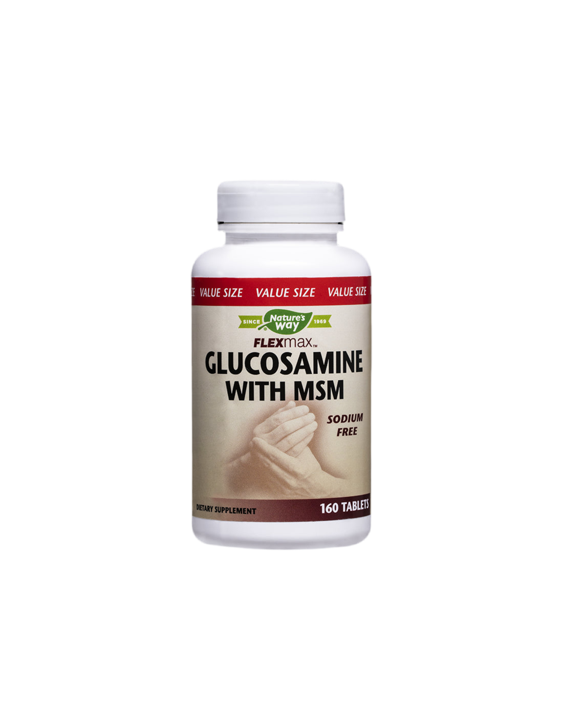 Flexmax™ Glucosamin mit MSM/Glucosaminsulfat und MSM 877 mg x 160 Tabletten Nature's Way