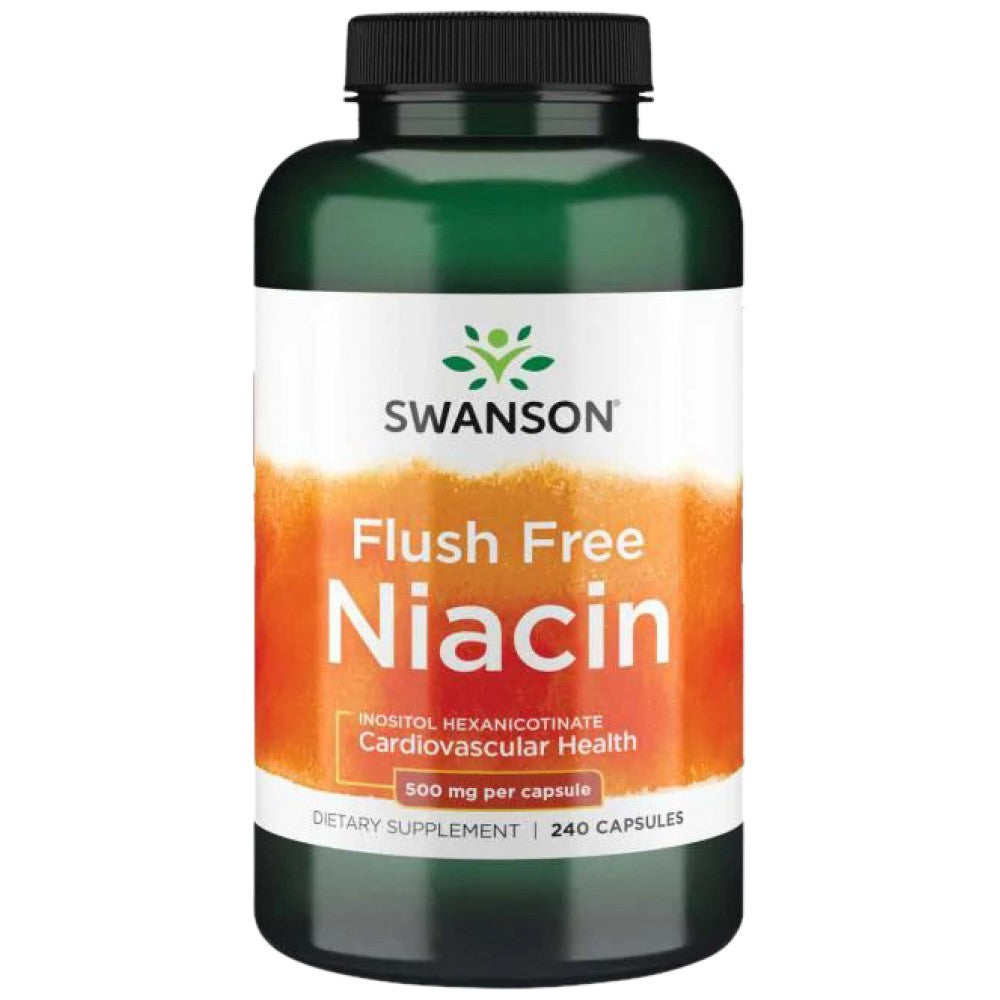 Flush Free Niacin 500 mg – 240 Kapseln