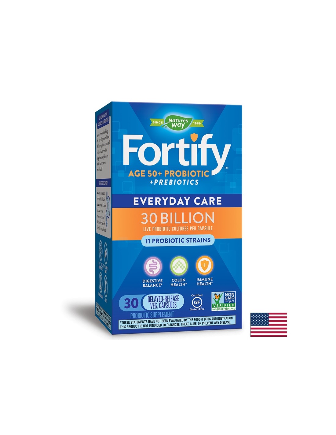 Fortify/Primadophilus Alter 50+ Probiotikum/30 Milliarden – 30 Kapseln
