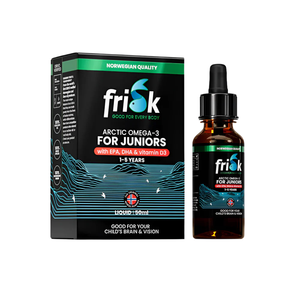 Arktische Kinder-Omega-3 für Kinder-Wildfische aus Norwegen / Zitronengeschmack-50 ml