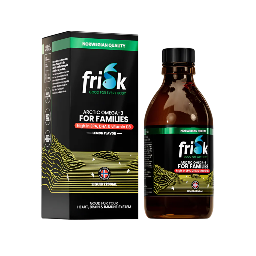 Arktische Flüssigkeit-flüssiger Omega-3-Zitronengeschmack / 100% Wildkabeljau aus Norwegen-200 ml