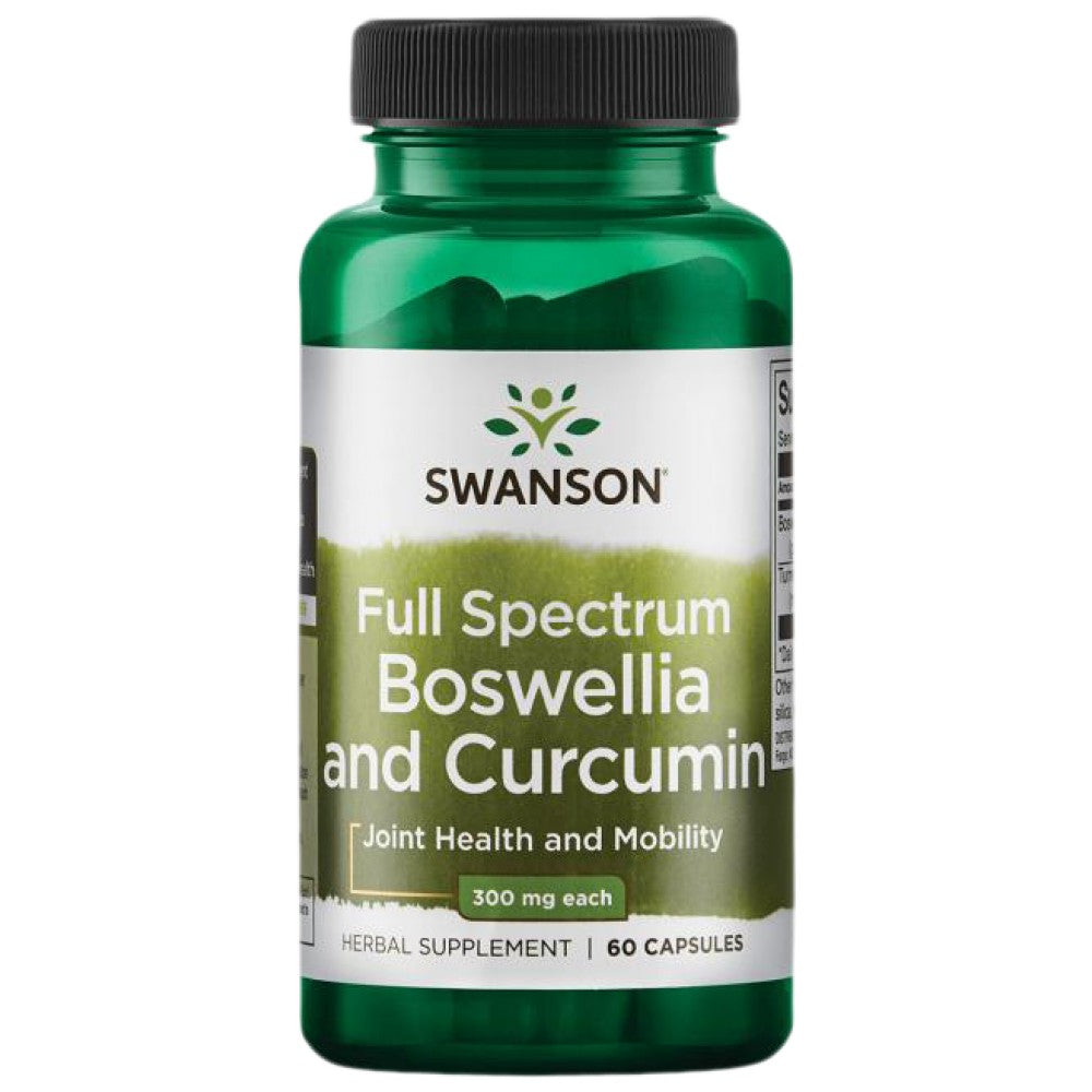 Vollspektrum Boswellia und Curcumin – 60 Kapseln