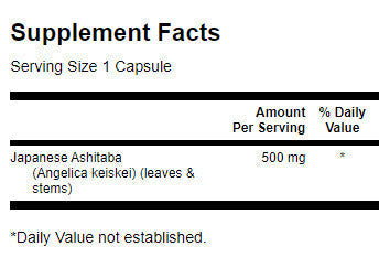 Vollspektrum japanisches Ashitaba 500 mg – 60 Kapseln