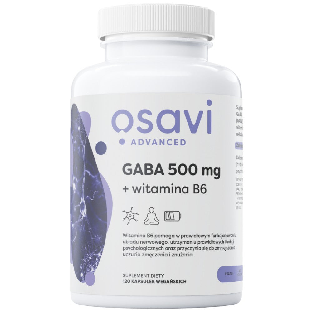 GABA 500 mg + Vitamin B6 – 120 Kapseln