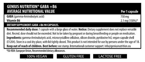 GABA 750 mg + B6 – 90 Kapseln