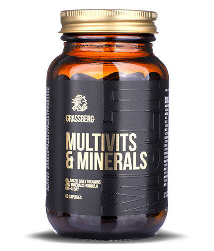 GRASSBERG Multivitamine & Mineralien (60 Kapseln)