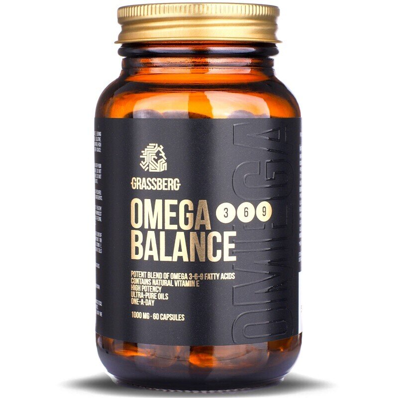 GRASSBERG Omega 3-6-9 Balance 1000 mg 60/90 Kapseln