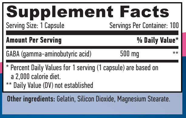 Gaba 500 mg/100 Kapseln.