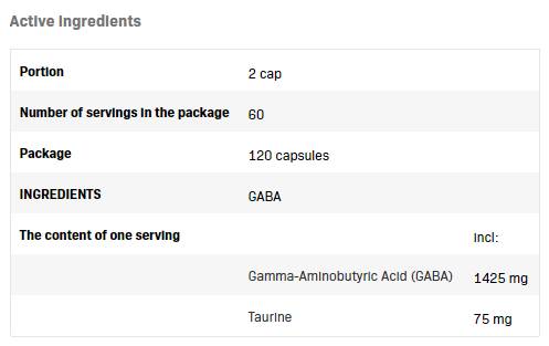 Gaba Caps – 120 Kapseln