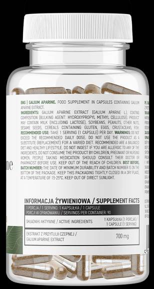 Gallium Aparin 700 mg | Vege - Schafgarbe 90 Kapseln