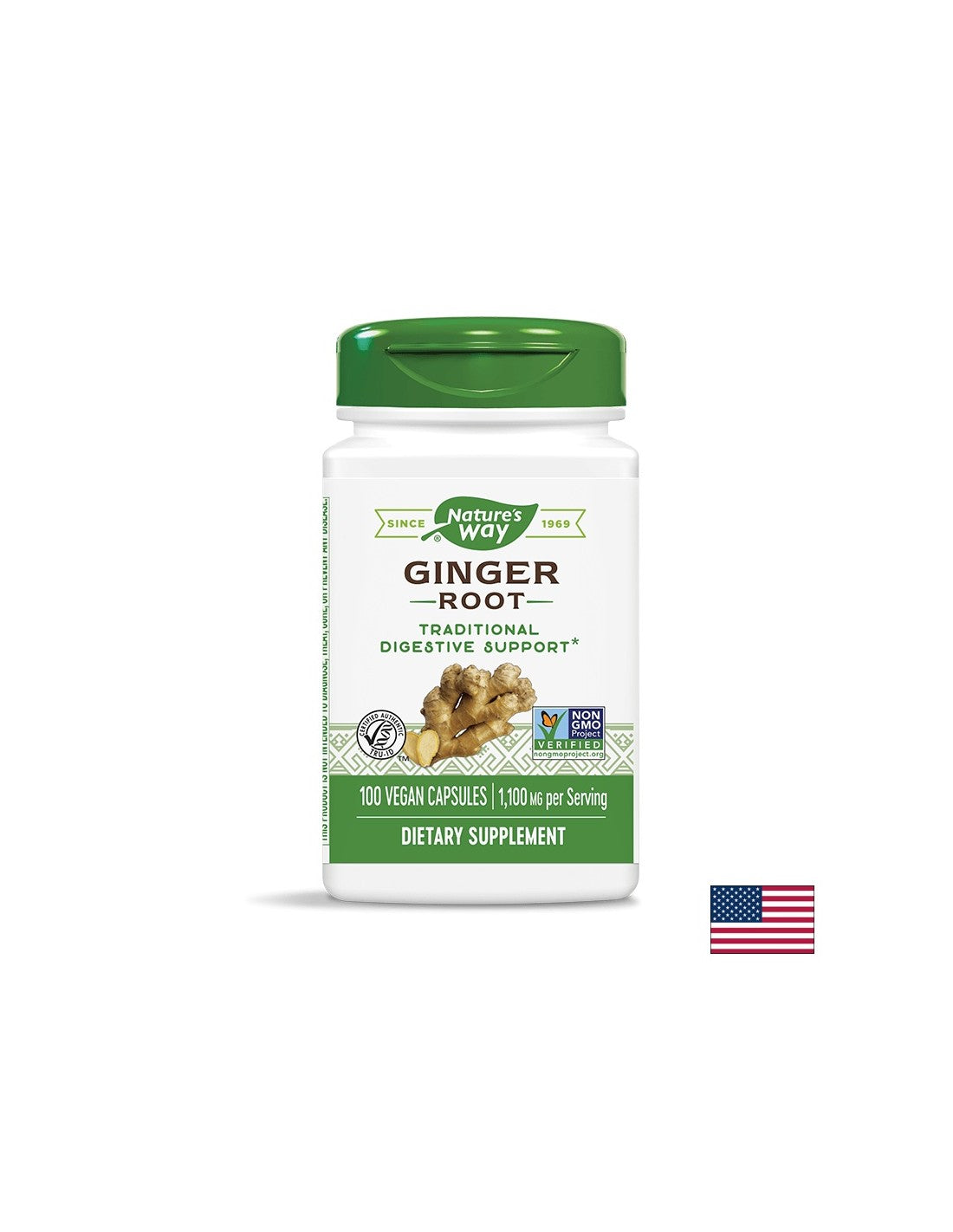 Ingwerwurzel 550 mg – 100 Kapseln