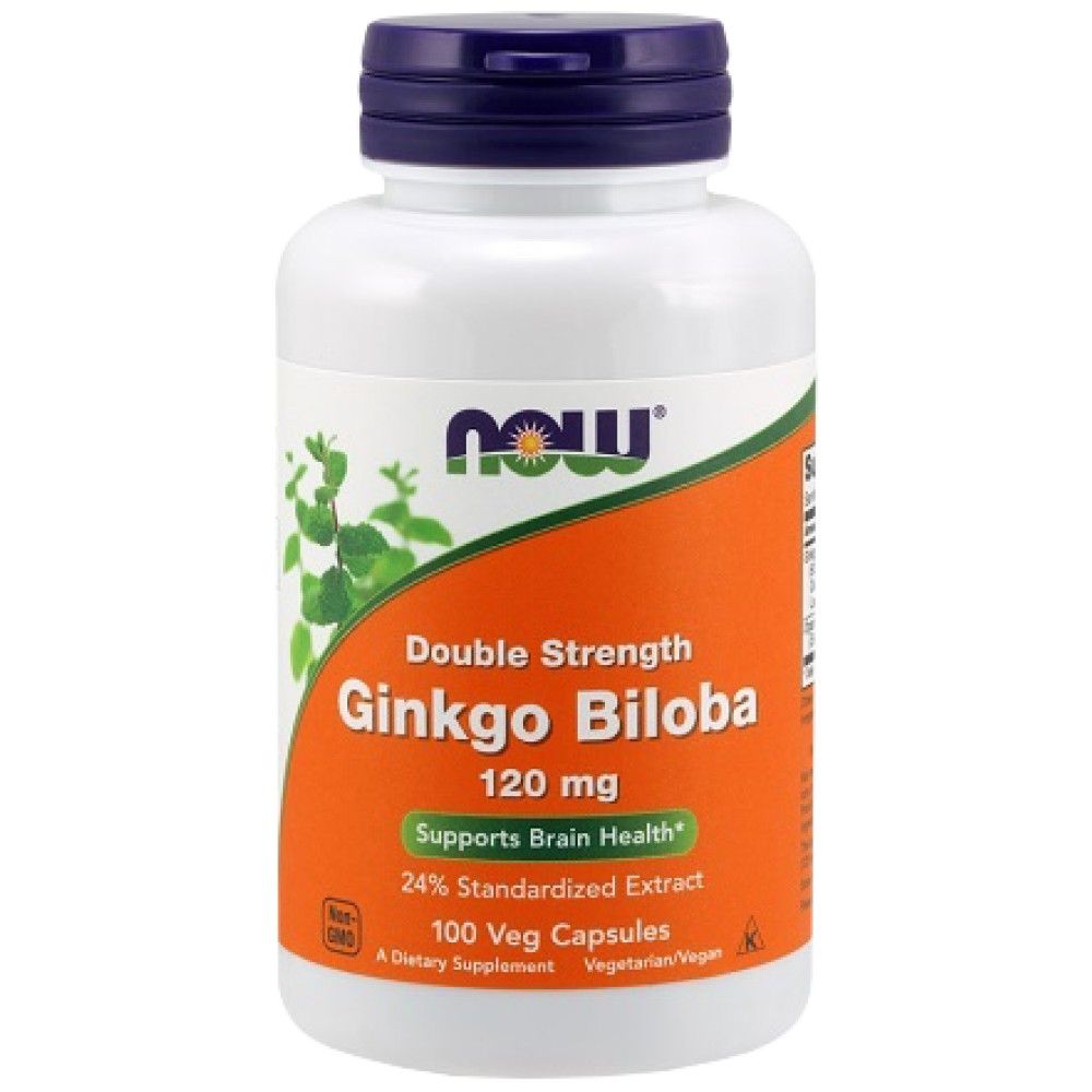 Ginkgo Biloba 120 mg/Doppelte Stärke – 100 Kapseln