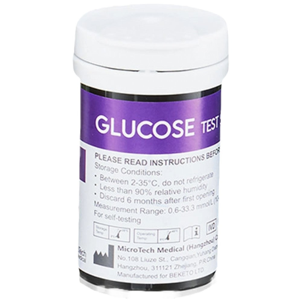 GluKeto Meter – Glukosestreifentests – 50 Stk.