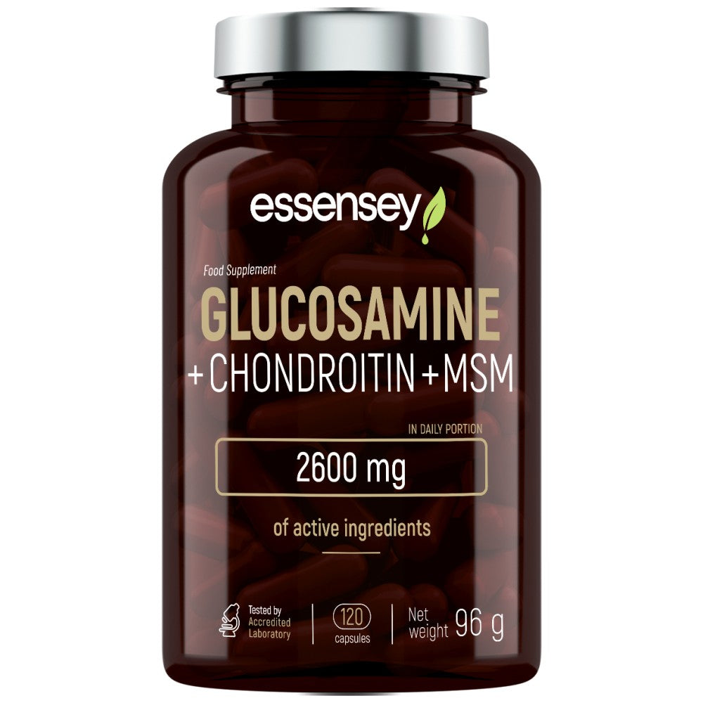 Glucosamin + Chondroitin + MSM – 120 Kapseln