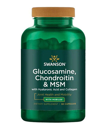 Glucosamin, Chondroitin und MSM mit Hyaluronsäure und Kollagen – 90 Kapseln