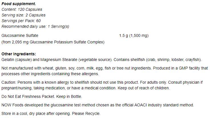 Glucosaminsulfat 750 mg – 240 Kapseln
