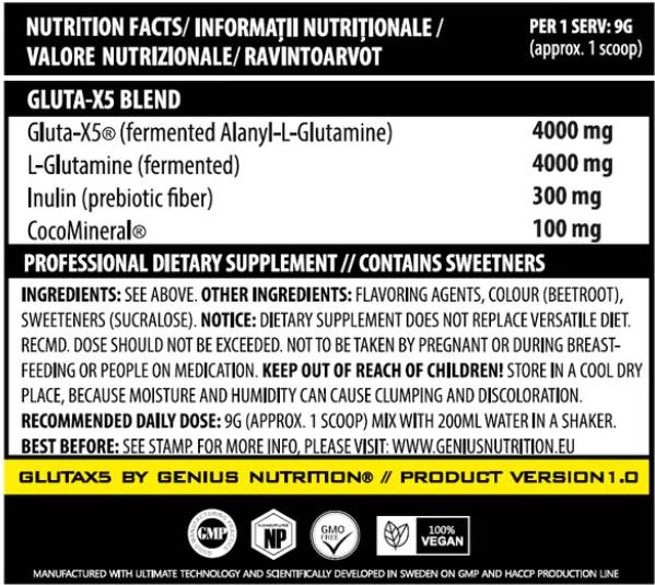 Gluta - X5 - 405 Gramm