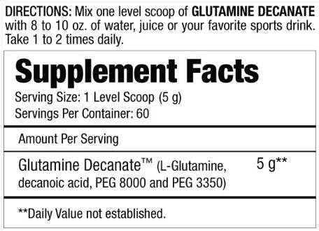 Glutamin-Dekanat – 300 Gramm