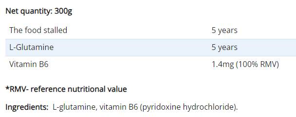Glutamin | Pharmazeutische Qualität – 300 Gramm