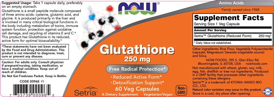 Glutathion 250 mg – 60 Kapseln