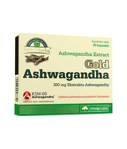 Goldenes Ashwagandha, 30 Kapseln <tc>Olimp</tc>