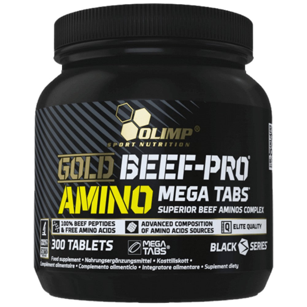 Gold Beef-Pro Amino Mega Tabs – 300 Tabletten