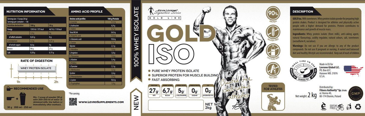 Gold Line/Gold Iso Whey 90% Alte Version 2000 Gramm
